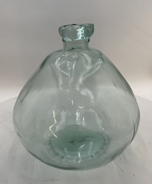 Clear Molded Blown Glass Replica Large Jug