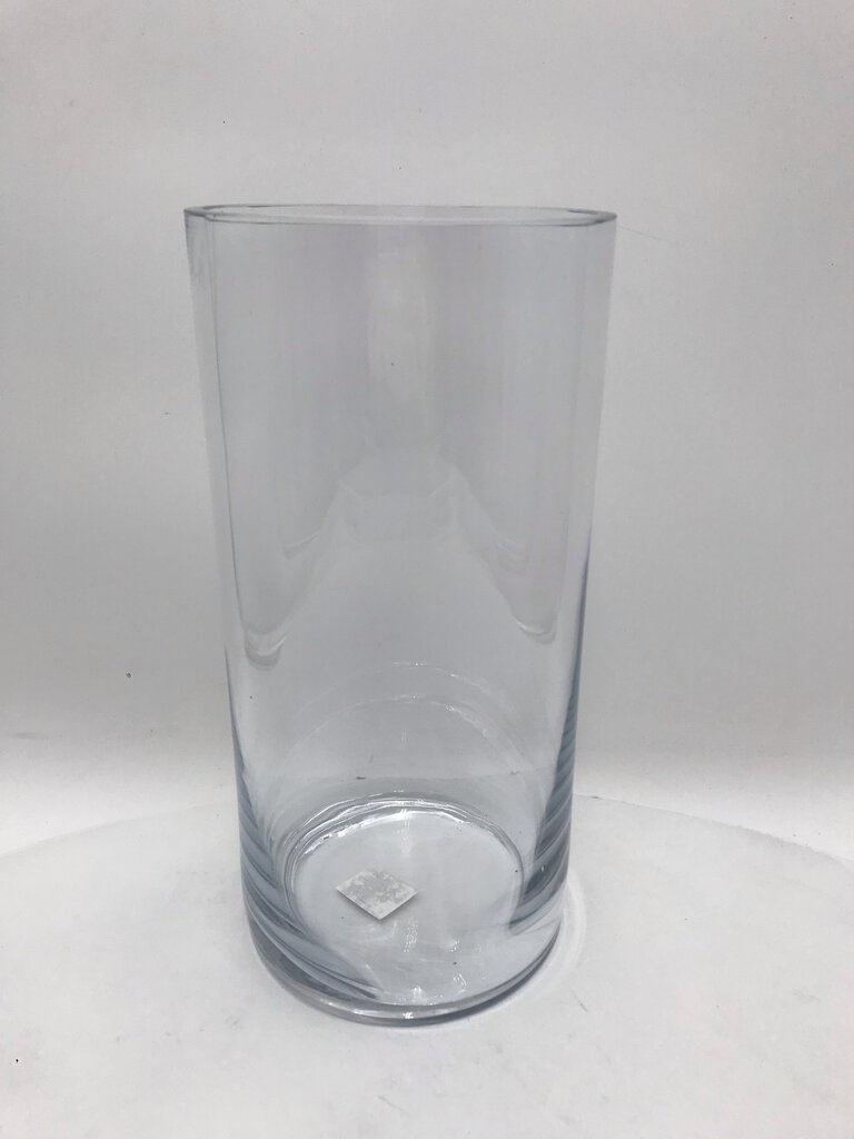 Round Glass Vase 12" Tall