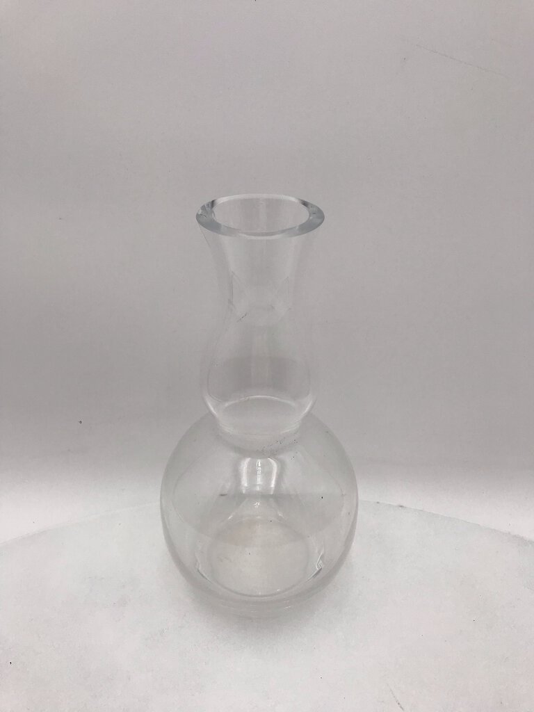 Glass Wine Carafe/Gourd Vase 10" Tall