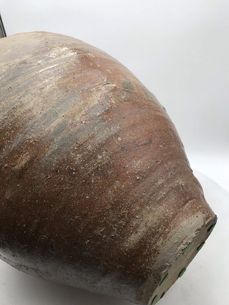 19th Century Chinese Earthenware Asian Martaban Jar