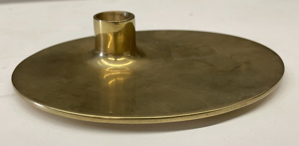 Georg Jensen Denmark Ilse Crawford Brass Candlestick Holder