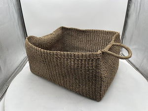 Jute Woven Braided 2 Handled Basket