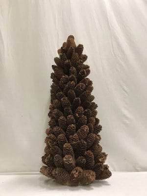 Pine Cone Tree Sculpture 30" Tall