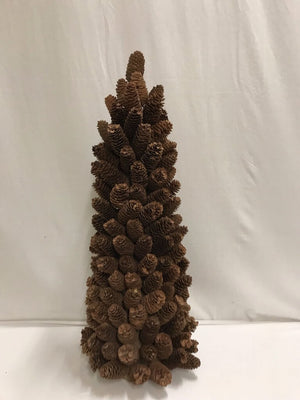 Pine Cone Tree Sculpture 30" Tall