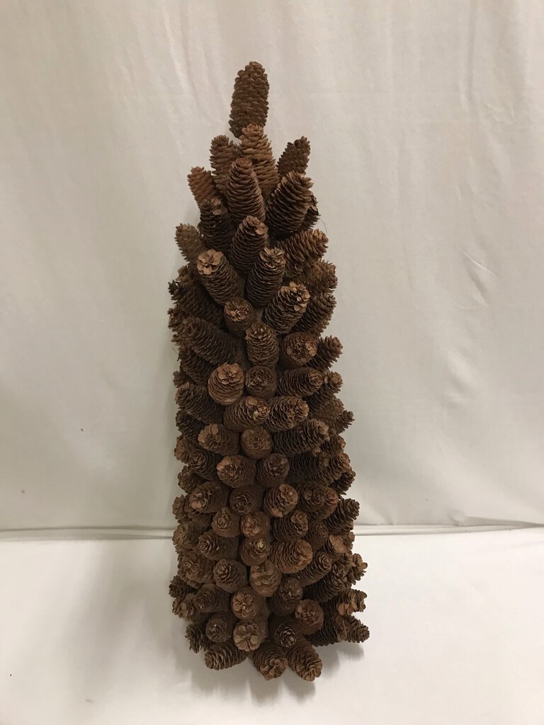 Pine Cone Tree Sculpture 30" Tall