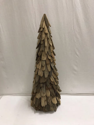 Beach Driftwood Tree Sculpture 32" Tall