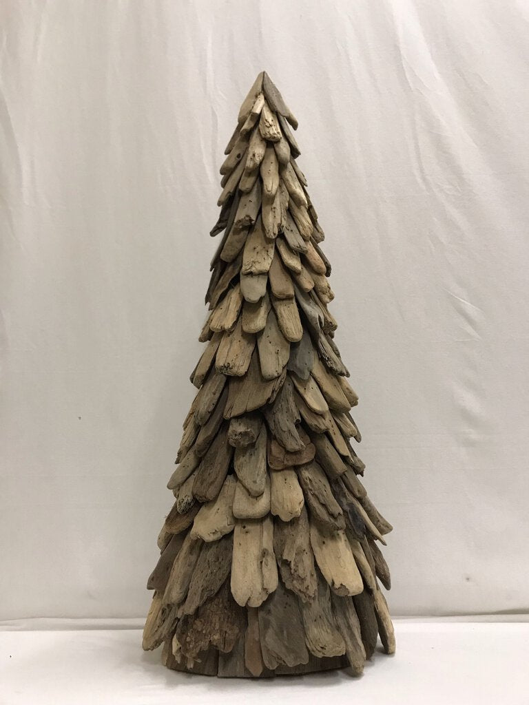 Beach Driftwood Tree Sculpture 32" Tall