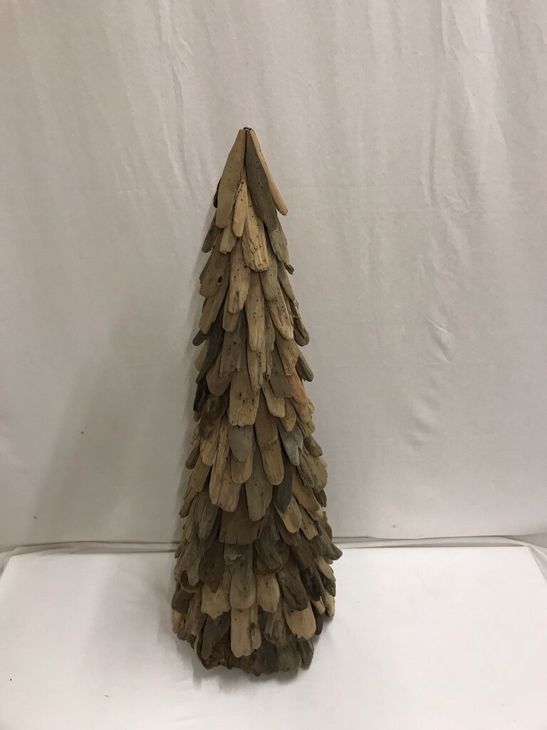 Beach Driftwood Tree Sculpture 32" Tall