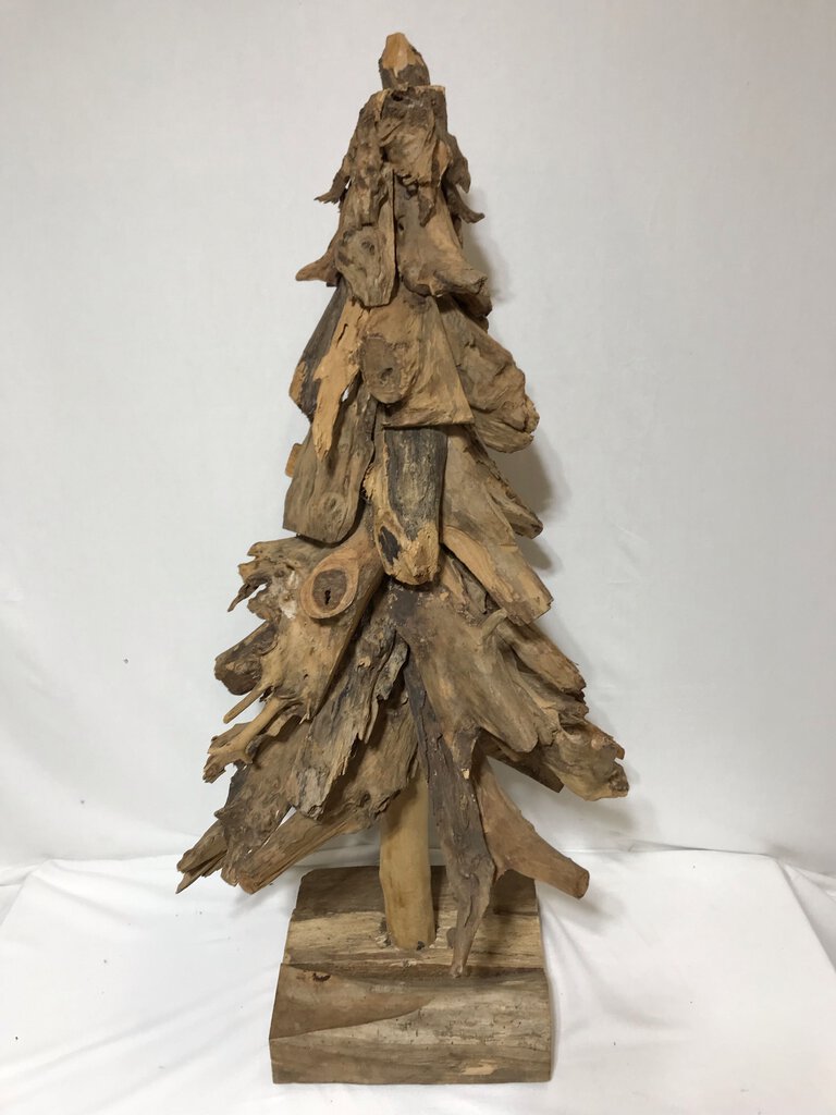 Lake Driftwood Tree Sculpture 40" Tall