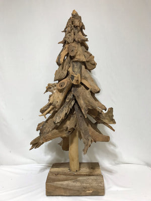 Lake Driftwood Tree Sculpture 40" Tall