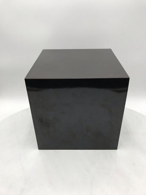 Black Hollow Pedestal Cube 10x10x10