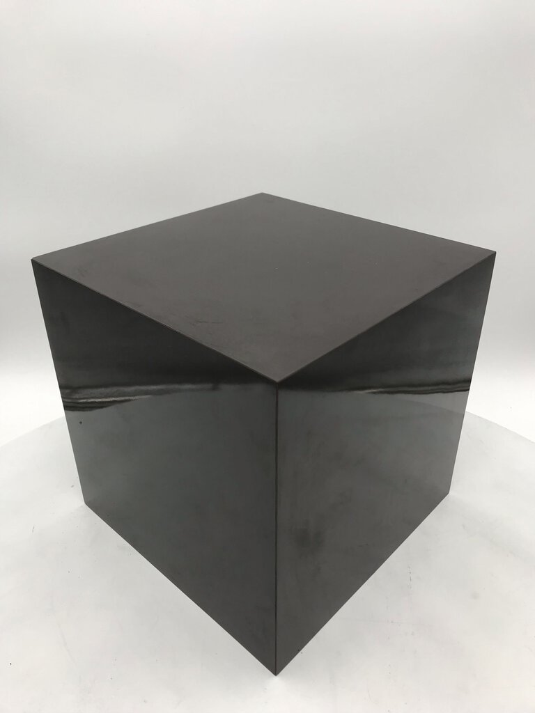 Black Hollow Pedestal Cube 10x10x10