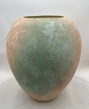 Tony Evans Pastel Post Modern Raku Pottery Vase #26