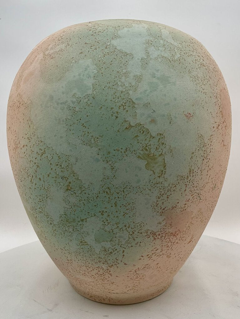 Tony Evans Pastel Post Modern Raku Pottery Vase #26