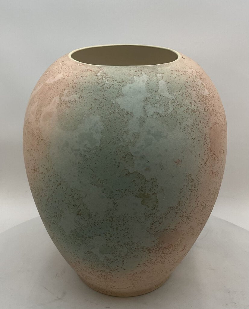 Tony Evans Pastel Post Modern Raku Pottery Vase #26