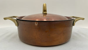 Paul Revere 1776-1976 Copper Plated Lidded Steel Pot 2qt.