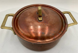 Paul Revere 1776-1976 Copper Plated Lidded Steel Pot 2qt.