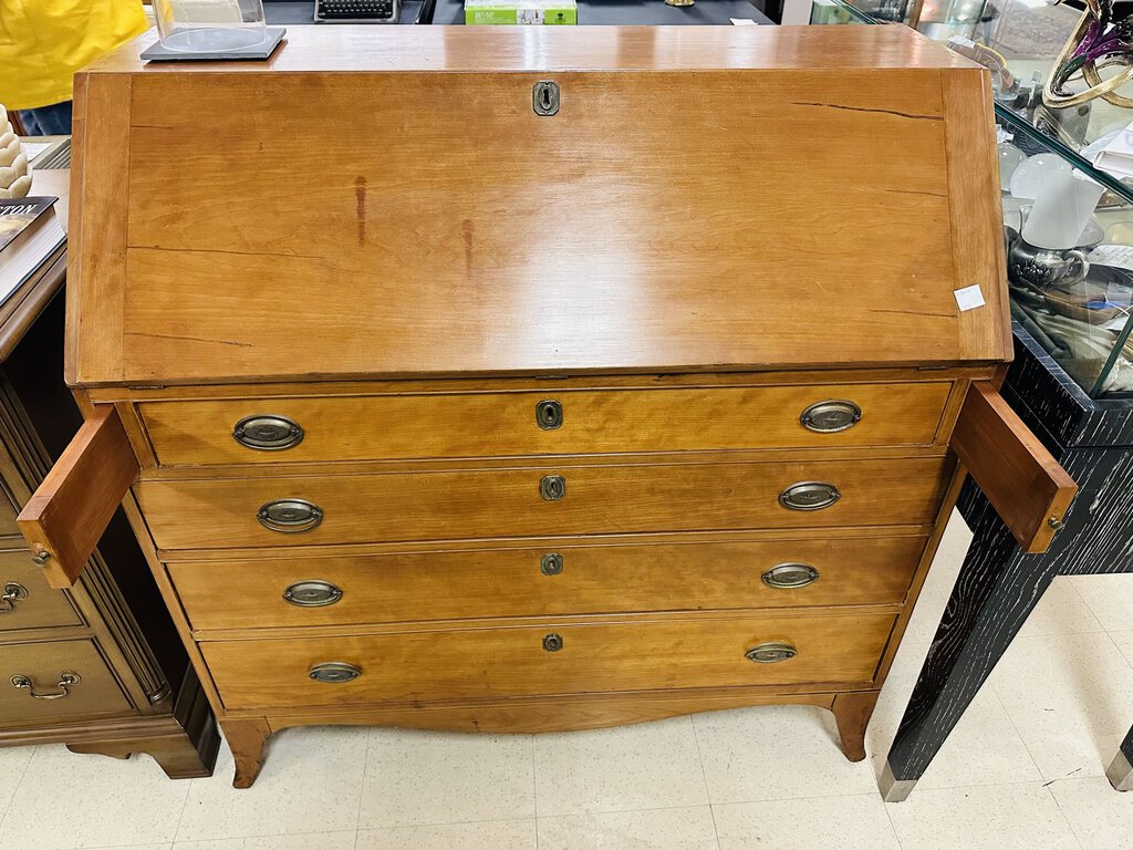 Antique Cherry Hepplewhite Secretary