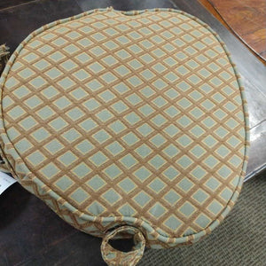 Olive & Brown Seat Cushions (Pair)