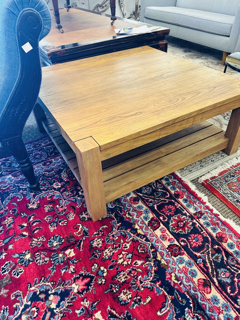 Crate & Barrel Elwood Square Coffee Table