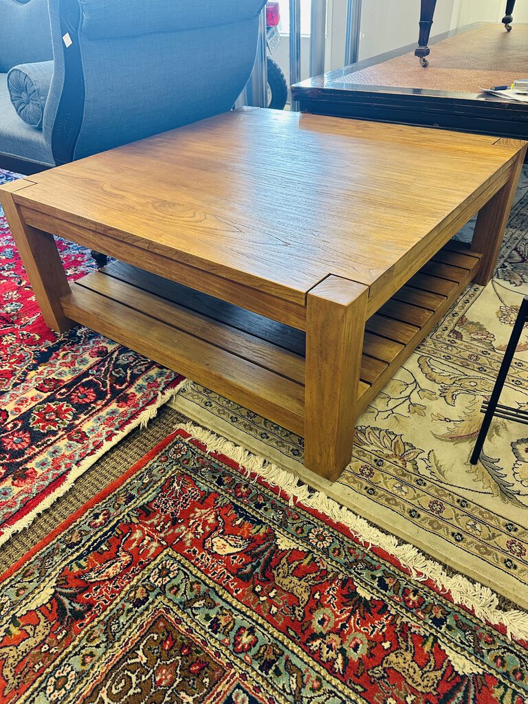 Crate & Barrel Elwood Square Coffee Table