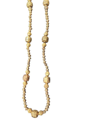 Necklace Gold plated Silver 30in