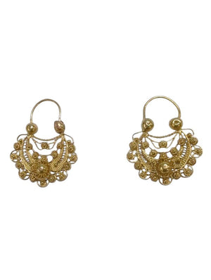 Hanging Earrings 17k Gold