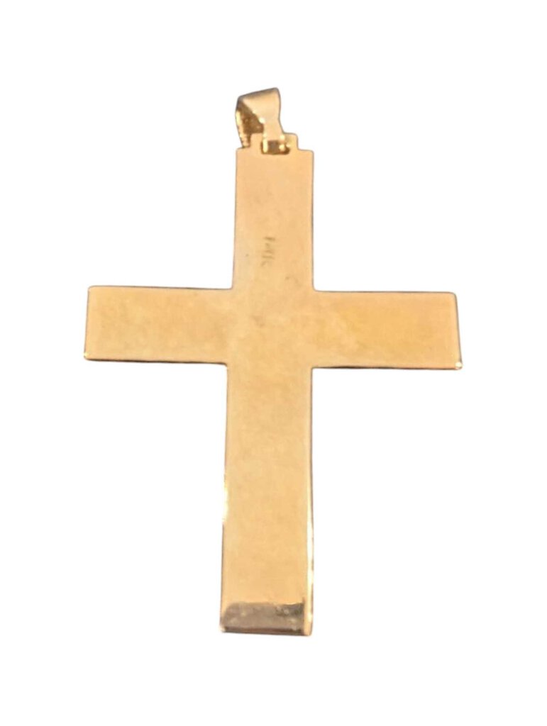 Cross Pendant 14k Gold w/ Diamond