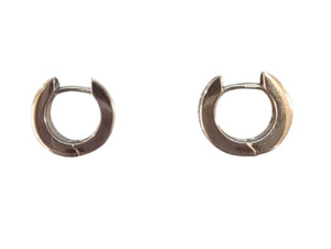 Hoop Earrings (small) 18k Gold w/ Pavé Diamonds