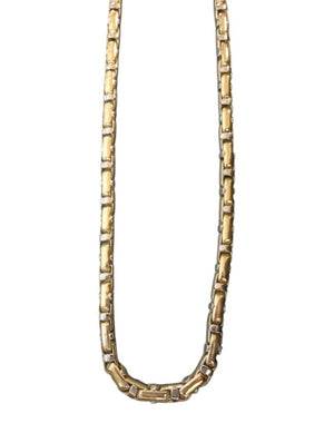 Thick Chain Link Necklace 14k Gold 18in