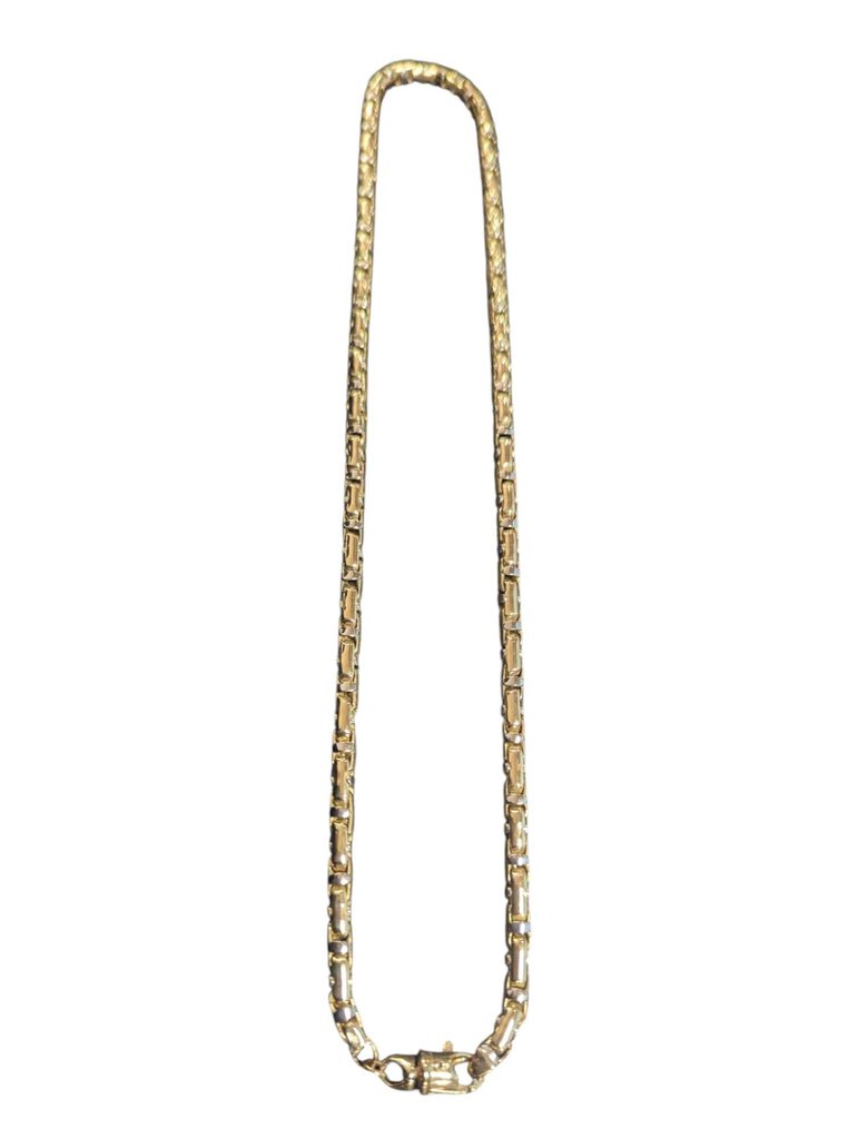 Thick Chain Link Necklace 14k Gold 18in