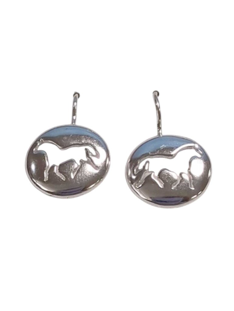 Sterling Silver Earrings "Horse"