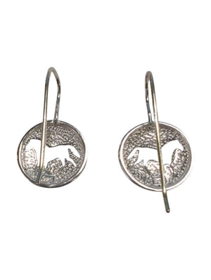 Sterling Silver Earrings "Horse"