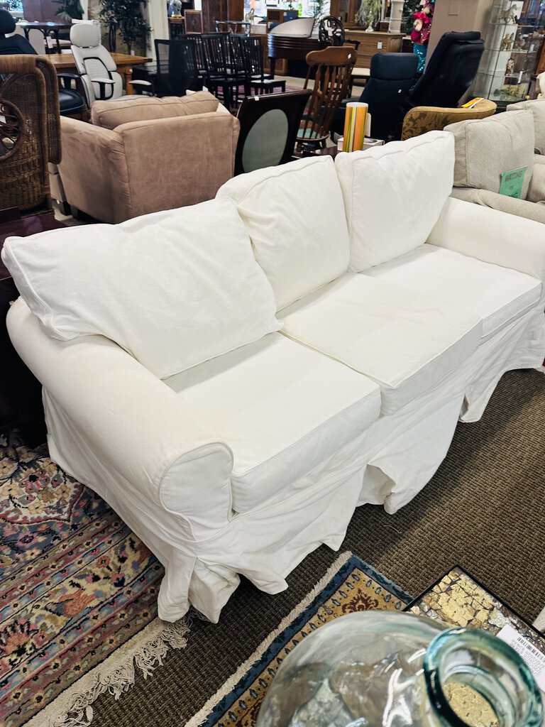 Pottery Barn Slipcover Sofa MSRP $2900