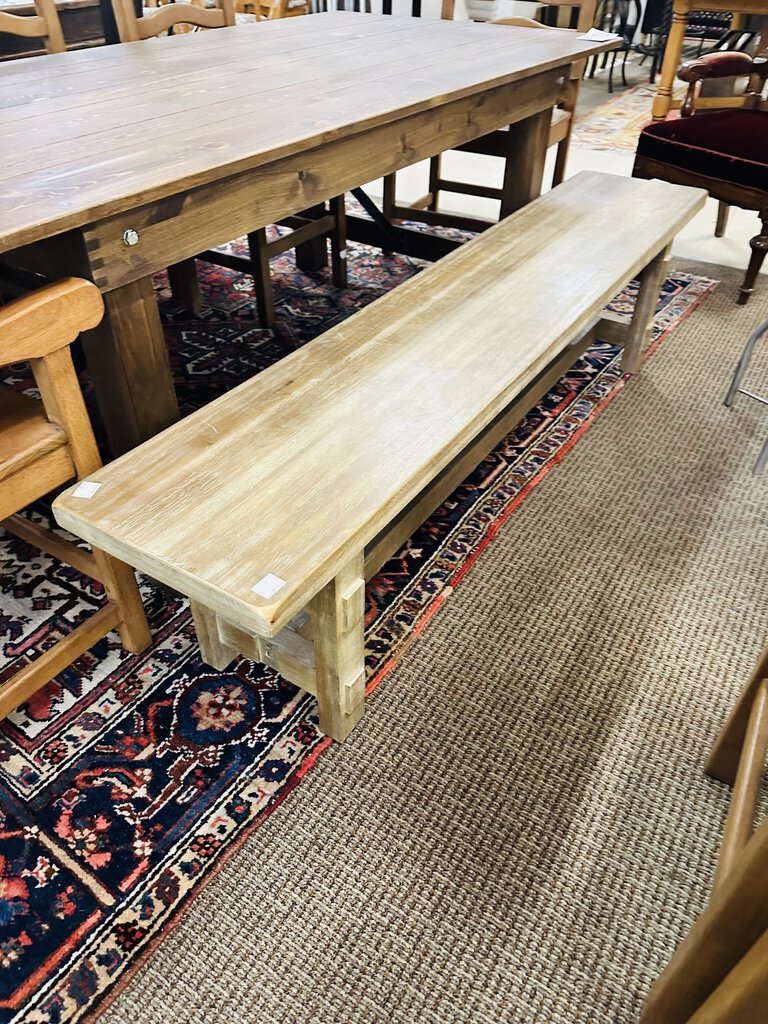 Long Wooden Bench 72x14x18