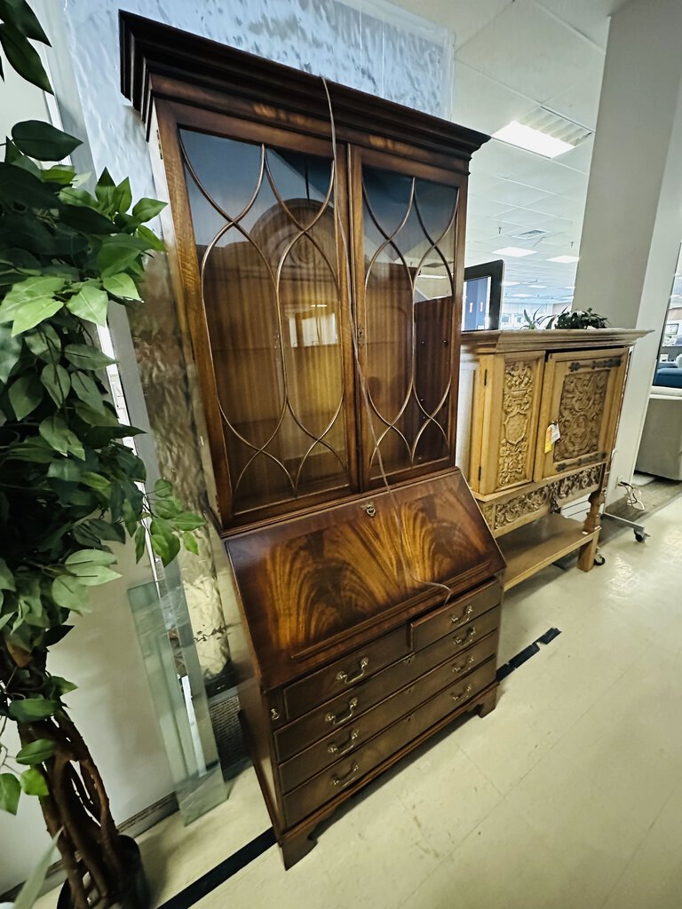 Bevan Funnell Secretary Desk with Bookcase Top