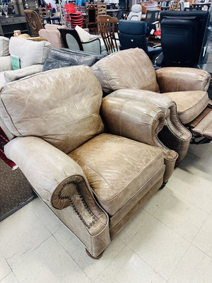 BarcaLounger Leather Recliner Chair MSRP $1800