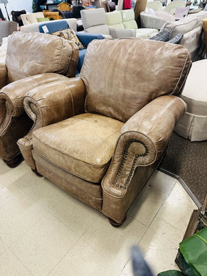 BarcaLounger Leather Recliner Chair MSRP $1800