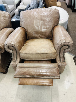 BarcaLounger Leather Recliner Chair MSRP $1800