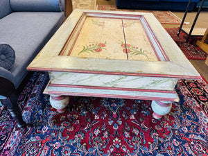 Hand Painted Coffee Table 40x54x21