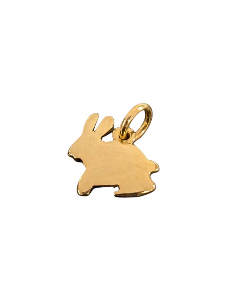 Rabbit Pendant 18k Gold