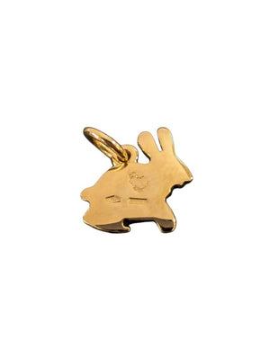 Rabbit Pendant 18k Gold