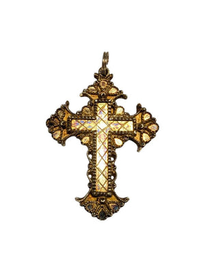 Cross Pendant Spanish Philippines 14k Gold