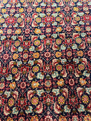 Late 19th Century Caucasian Shirvan Vegetables Dye Hand Knotted Wool Rug