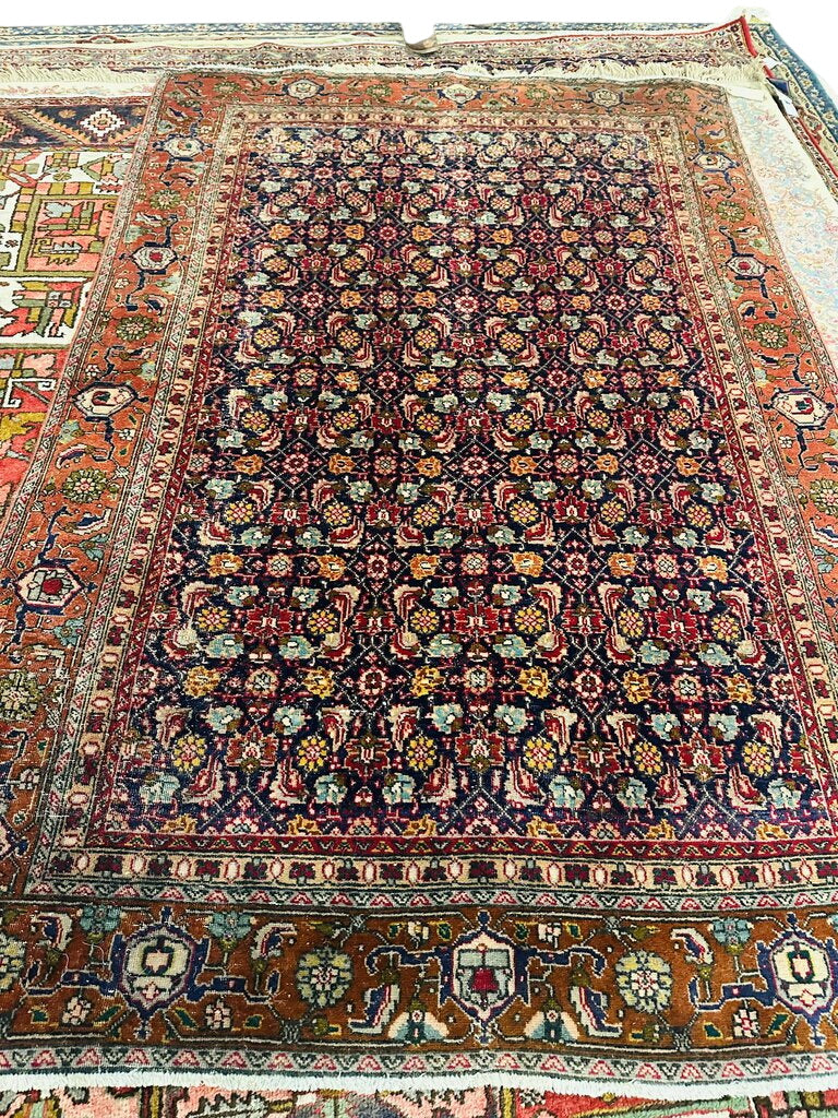 Late 19th Century Caucasian Shirvan Vegetables Dye Hand Knotted Wool Rug by Miss Daisy's Consignment & Auction House