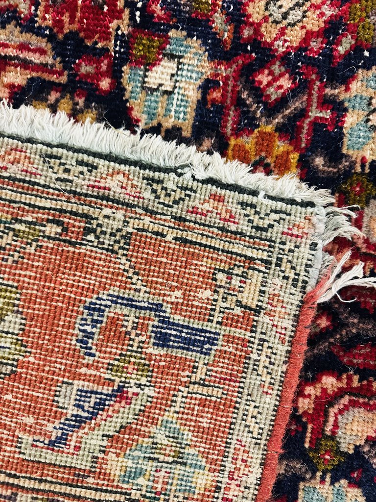 Late 19th Century Caucasian Shirvan Vegetables Dye Hand Knotted Wool Rug