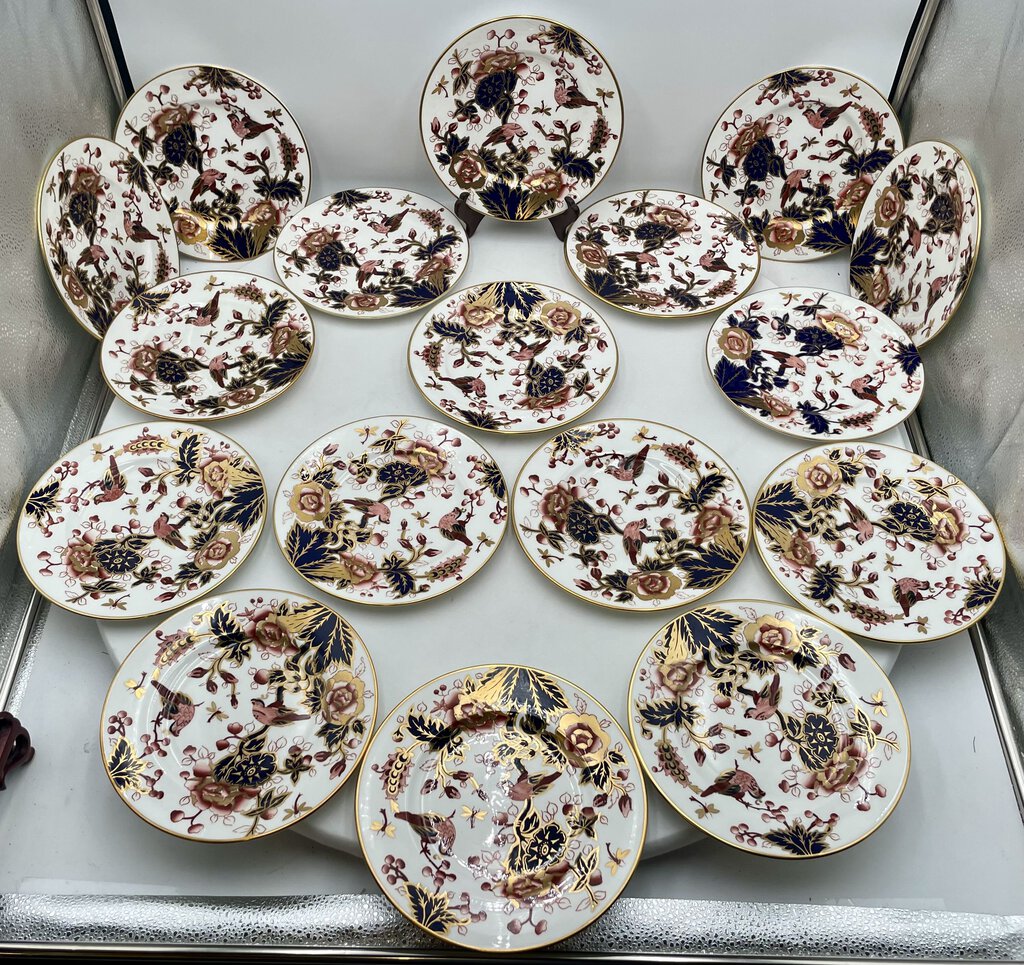 Vintage Coalport Hong Kong Imari Style Salad Plate 8"