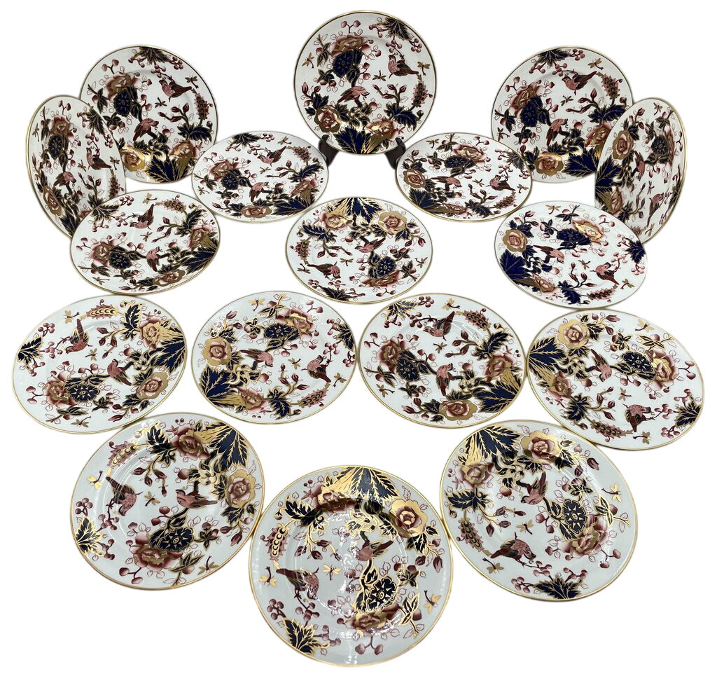 Vintage Coalport Hong Kong Imari Style Salad Plate 8" by Miss Daisy's Consignment & Auction House