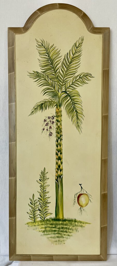 Domestications Hand Painted Accents Wooden Palm Tree Panels (3Pcs)