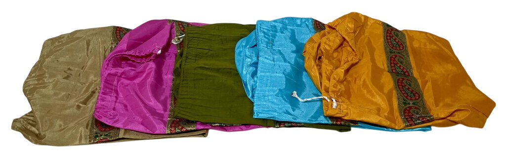 Silk Moroccan Bolster Cover - Various Colors - Each 32L by Miss Daisy's Consignment & Auction House